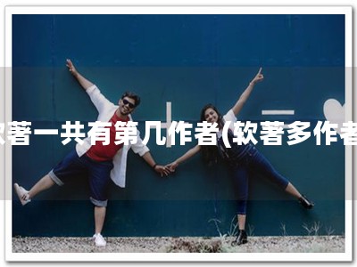 软著一共有第几作者(软著多作者)
