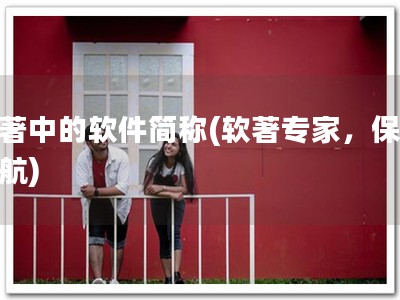 软著中的软件简称(软著专家，保驾护航)