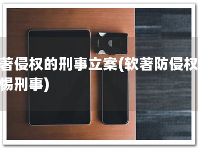 软著侵权的刑事立案(软著防侵权，警惕刑事)