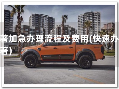 软著加急办理流程及费用(快速办理软著)