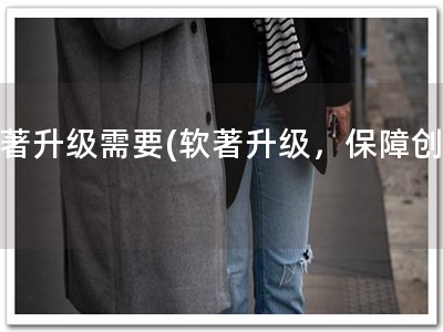 软著升级需要(软著升级，保障创意)