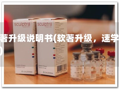 软著升级说明书(软著升级，速学效益)