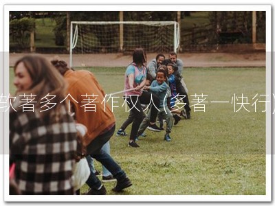 软著多个著作权人(多著一快行)