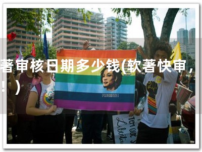 软著审核日期多少钱(软著快审，省心！)
