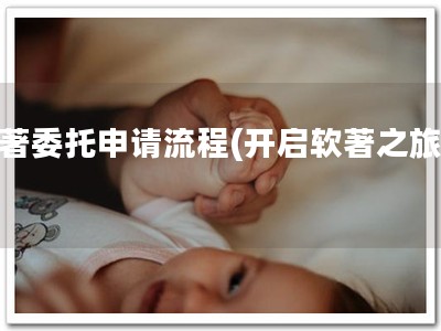 软著委托申请流程(开启软著之旅！)