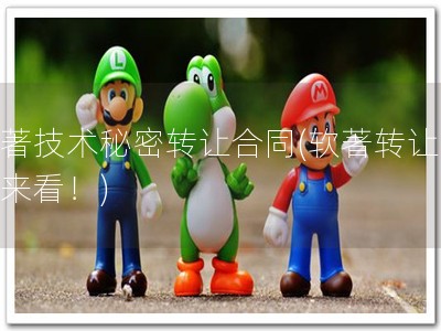软著技术秘密转让合同(软著转让，快来看！)