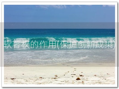 软著权的作用(保护创新成果)