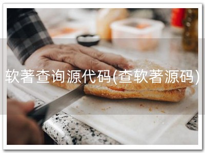 软著查询源代码(查软著源码)