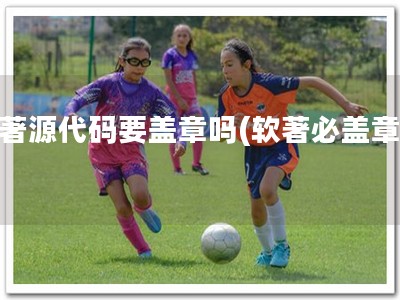 软著源代码要盖章吗(软著必盖章！)
