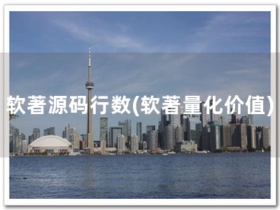 软著源码行数(软著量化价值)