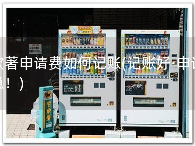 软著申请费如何记账(记账好·申请稳！)