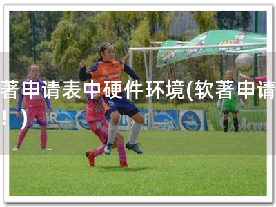 软著申请表中硬件环境(软著申请必备！)