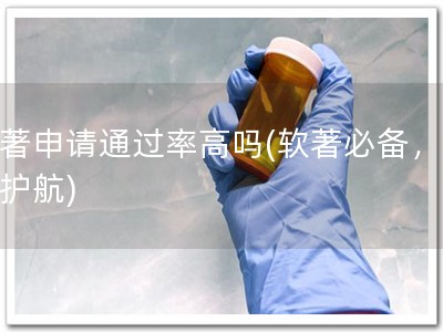 软著申请通过率高吗(软著必备，保驾护航)
