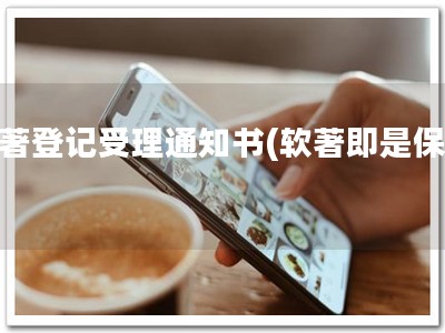 软著登记受理通知书(软著即是保障)