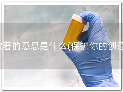 软著的意思是什么(保护你的创意)