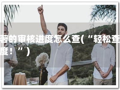 软著的审核进度怎么查(“轻松查询进度！”)