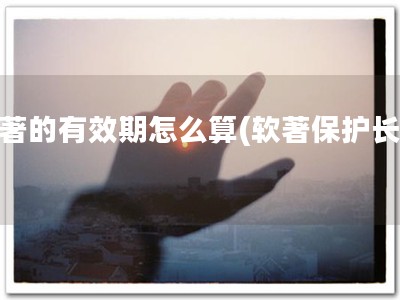 软著的有效期怎么算(软著保护长久)