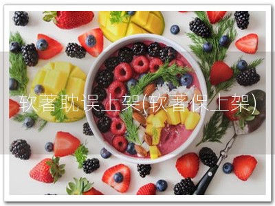 软著耽误上架(软著保上架)