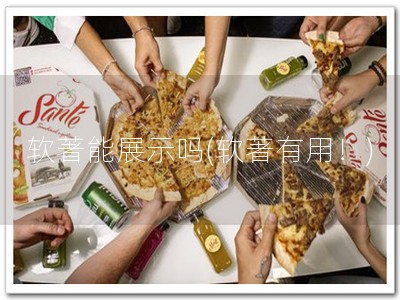 软著能展示吗(软著有用！)