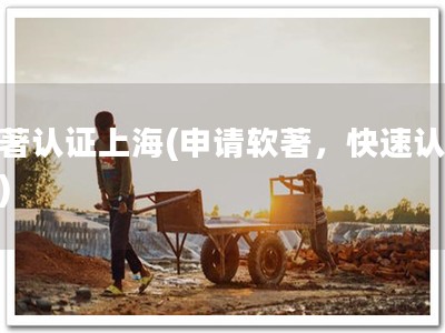 软著认证上海(申请软著，快速认证！)