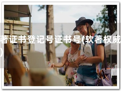 软著证书登记号证书号(软著权威认证)