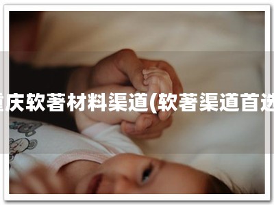 重庆软著材料渠道(软著渠道首选)
