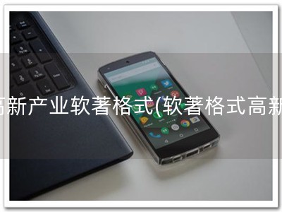 高新产业软著格式(软著格式高新)
