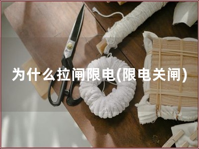 为什么拉闸限电(限电关闸)