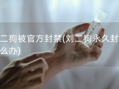 刘二狗被官方封禁(刘二狗永久封号怎么办)