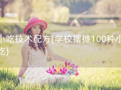小吃技术配方(学校摆摊100种小吃)