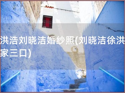 徐洪浩刘晓洁婚纱照(刘晓洁徐洪浩一家三口)