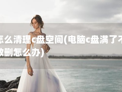 怎么清理c盘空间(电脑c盘满了不敢删怎么办)