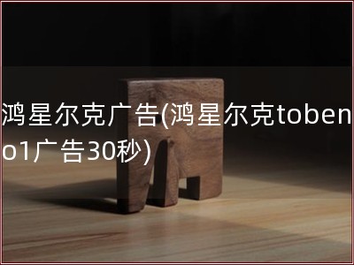 鸿星尔克广告(鸿星尔克tobeno1广告30秒)